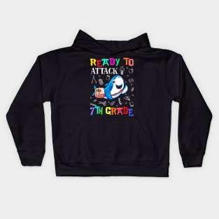 Ready To Attack 7th Grade Youth Kids Hoodie